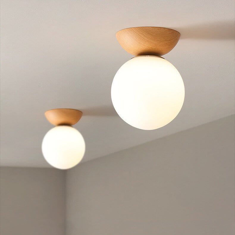Glowara Log Japansk Taklampe