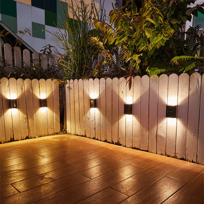 Lightburst Solar LED Utendørsvegglampe