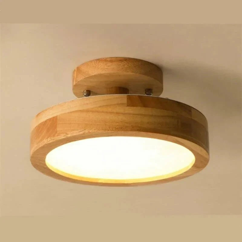 WoodLight Skandinavisk Tre Taklampe