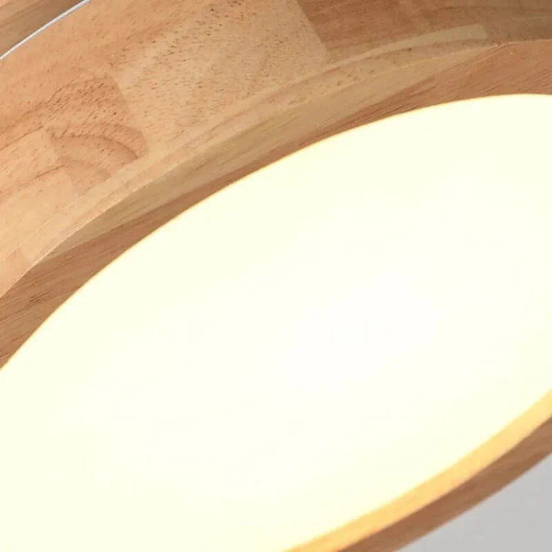 WoodLight Skandinavisk Tre Taklampe