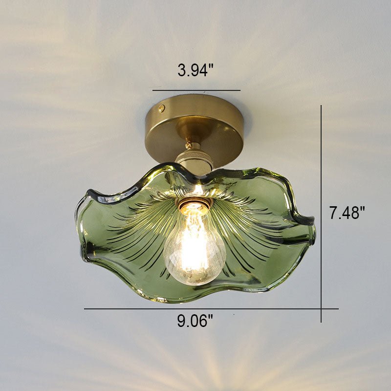 Zenith Hibiscus-Glass Taklampe