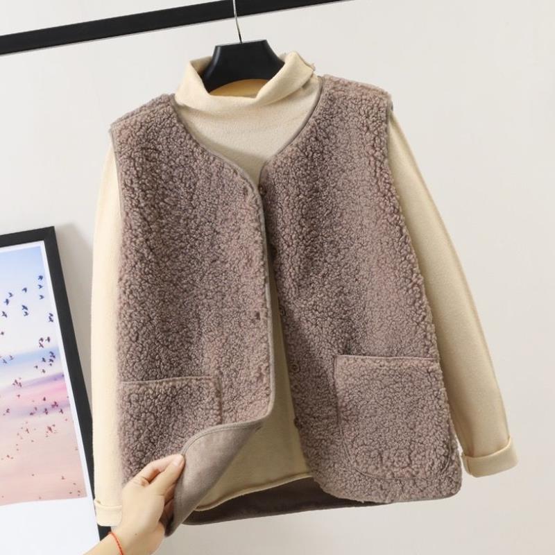 Kosevennlig dames teddyvest | Kort