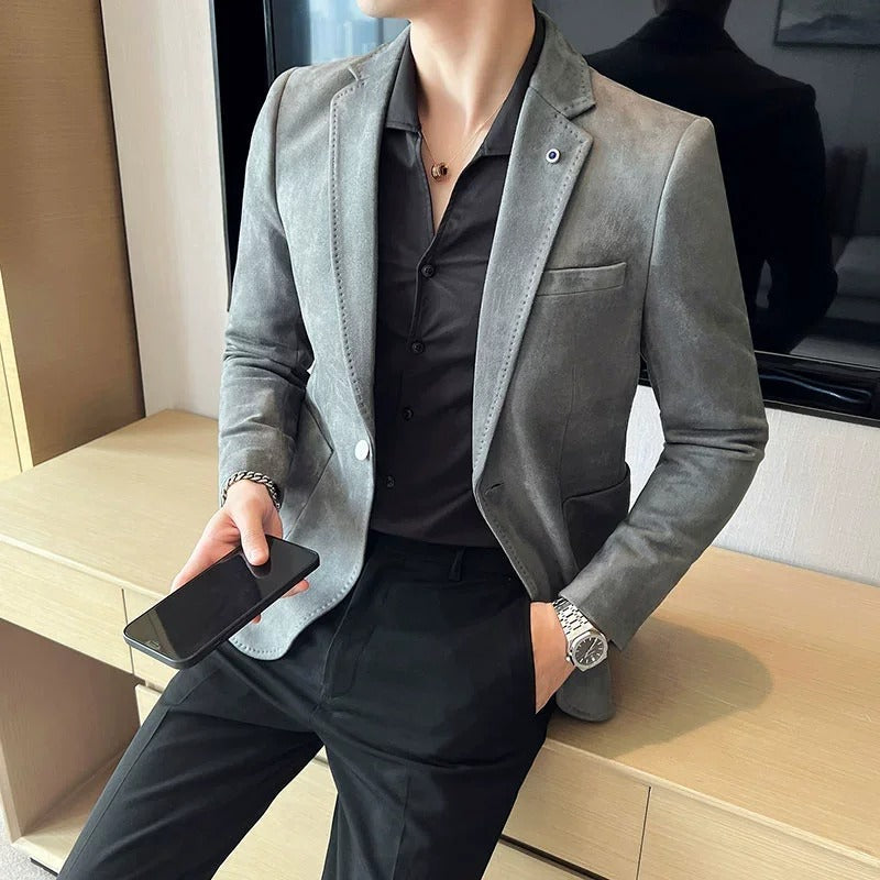 Herren Elegant Slim Fit Bryllupsgjest Dressjakke | Stilig